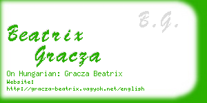 beatrix gracza business card